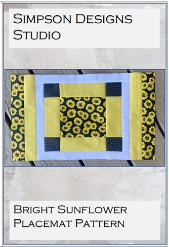 Bright Sunflower Placemat Pattern Bright Sunflower Placemat Pattern