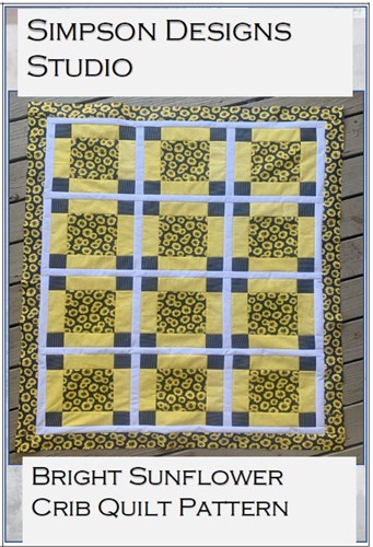 Bright Sunflowers Quilt Pattern PDF Bright Sunflowers Quilt Pattern PDF