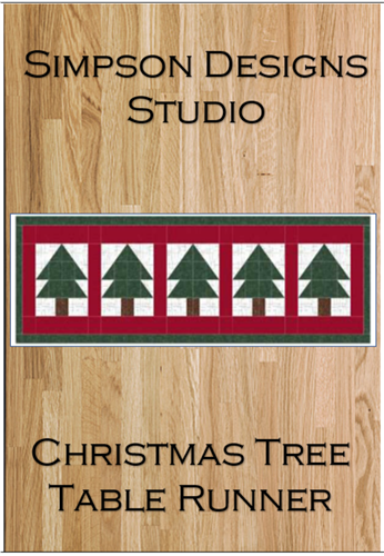 Christmas Tree Table Runner PDF Sewing Pattern Christmas Tree Table Runner PDF Sewing Pattern