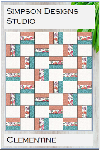 Clementine Crib Quilt PDF Sewing Pattern Clementine Crib Quilt PDF Sewing Pattern