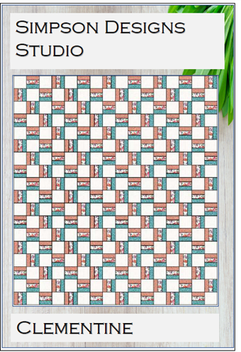 Clementine Queen Quilt PDF Sewing Pattern Clementine Queen Quilt PDF Sewing Pattern