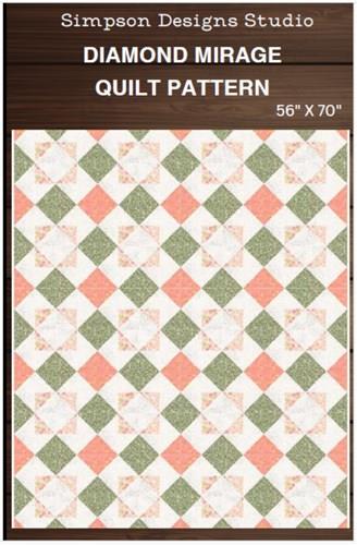 Diamond Mirage Quilt Pattern Diamond Mirage Quilt Pattern