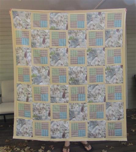 Four Patch Squares Quilt PDF Sewing Pattern Four Patch Squares Quilt PDF Sewing Pattern
