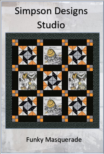 Funky Masquerade Quilt PDF Sewing Pattern Funky Masquerade Quilt PDF Sewing Pattern