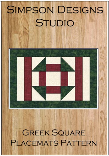 Greek Square Placemats Pattern PDF Greek Square Placemats Pattern PDF