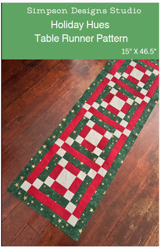 Holiday Hues Table Runner Pattern PDF Holiday Hues Table Runner Pattern PDF