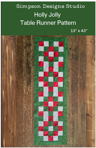 Holly Jolly Table Runner Pattern Holly Jolly Table Runner Pattern