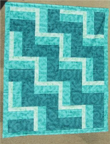 Ombre Big Block Quilt PDF Sewing Pattern