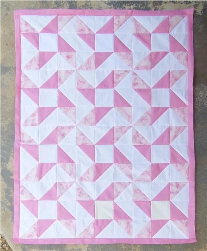 Pink Pinwheels Quilt PDF Sewing Pattern