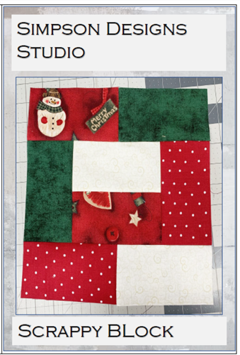 Scrappy Block Quilt PDF Sewing Pattern Scrappy Block Quilt PDF Sewing Pattern