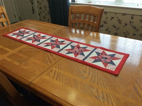 Christmas Star Table Runner PDF Sewing Pattern
