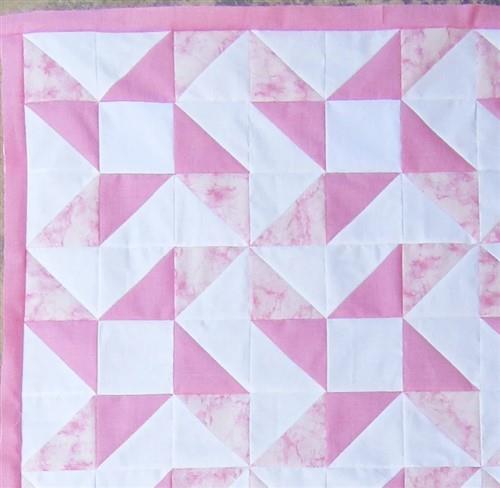 Pink Pinwheels Quilt PDF Sewing Pattern
