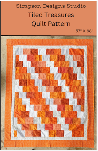 Tiled Treasures Quilt Pattern PDF by Simpson Designs Studio Tiled Treasures Quilt Pattern PDF by Simpson Designs Studio