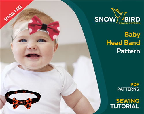 Baby Headband PDF Sewing Pattern