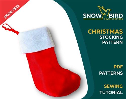 Christmas Stocking PDF Sewing Pattern Christmas Stocking PDF Sewing Pattern