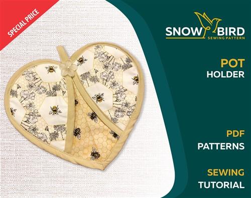 Hot Pot Holder PDF Sewing Pattern
