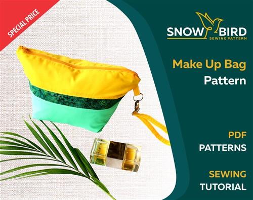 Makeup Bag PDF Sewing Pattern Makeup Bag PDF Sewing Pattern