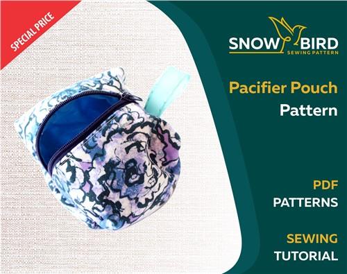 Pacifier Pouch PDF Sewing Pattern Pacifier Pouch PDF Sewing Pattern