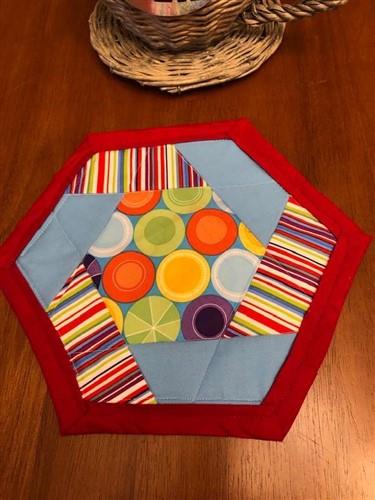 Hexagonal PlaceMat PDF Sewing Pattern