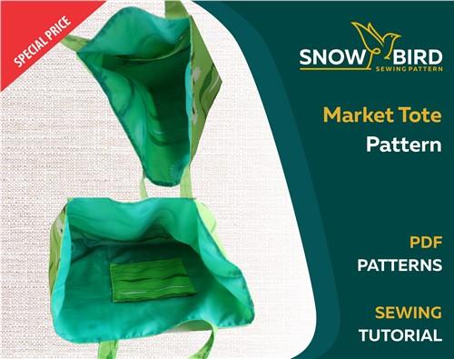 Market Tote PDF Sewing Pattern