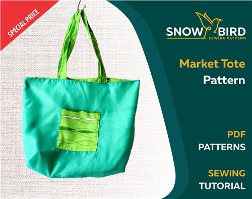 Market Tote PDF Sewing Pattern
