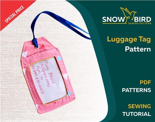 Luggage Tag PDF Sewing Pattern
