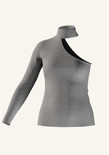 Turtle Neck Blouse PDF Sewing Pattern