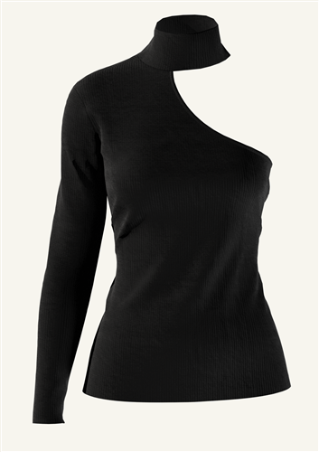 Turtle Neck Blouse PDF Sewing Pattern
