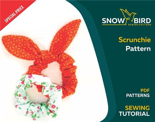 Scrunchie PDF Sewing Pattern