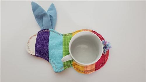 Bunny Coaster PDF Sewing Pattern