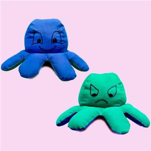 Reversible Octopus Toy PDF Sewing Pattern (2 sizes)