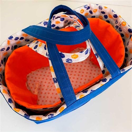 Knitting Project Bag PDF Sewing Pattern (2 sizes)