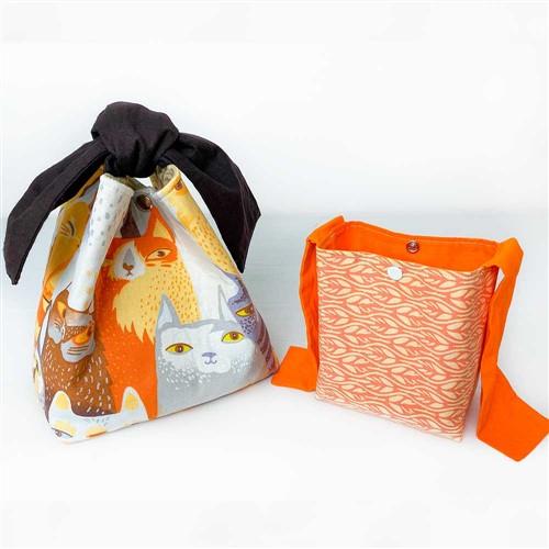 Japanese Knot Bag Sewing PDF Sewing Pattern (2 sizes)