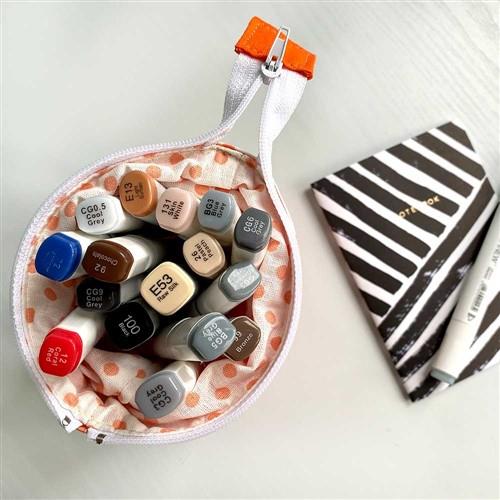 Set Of 3 Zipper Pencil Cases PDF Sewing Pattern