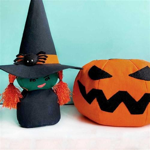 Witch In Pumpkin Halloween PDF Sewing Pattern