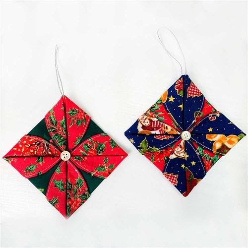 Rhomb Christmas Ornaments PDF Sewing Pattern