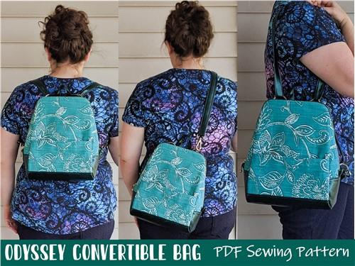 Convertible Backpack Sewing PDF Pattern