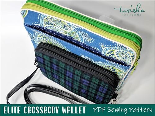 Crossbody Wallet Sewing PDF Pattern
