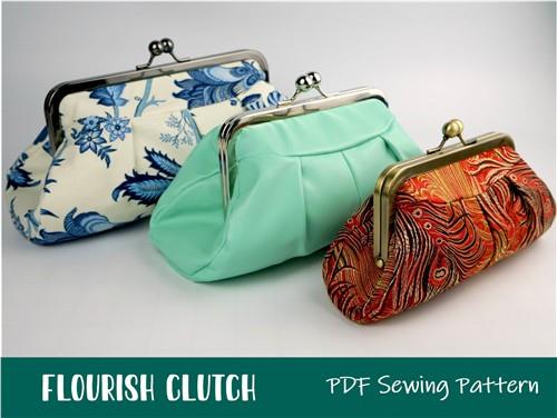 Frame Clutch Purse Sewing PDF Pattern