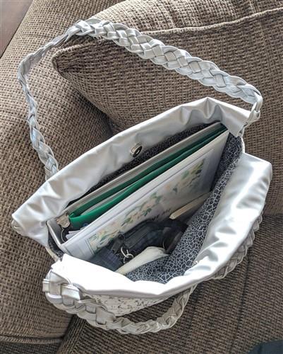 Slouchy Braided Handle Boho Bag Sewing PDF Pattern