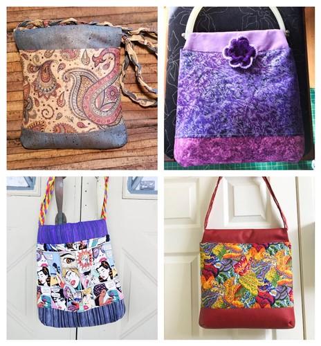 Slouchy Braided Handle Boho Bag Sewing PDF Pattern