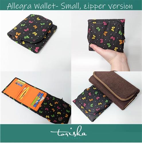 Womens Trifold Wallet Sewing PDF Pattern