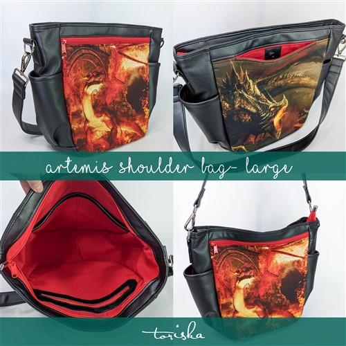 Artemis Shoulder Bag by Toriska Sewing PDF Pattern