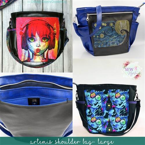 Artemis Shoulder Bag by Toriska Sewing PDF Pattern