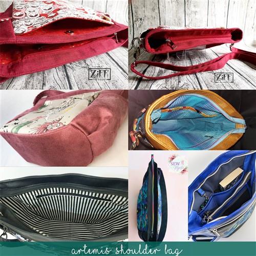 Artemis Shoulder Bag by Toriska Sewing PDF Pattern