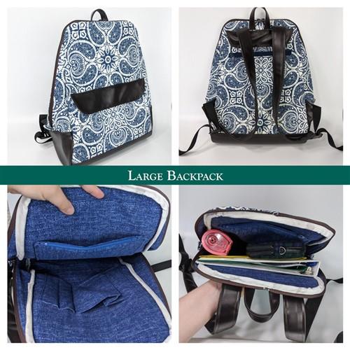 Convertible Backpack Sewing PDF Pattern
