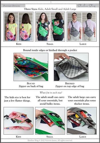 Sling Bag Sewing PDF Pattern