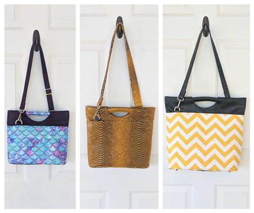 Unique Tote Bag Sewing PDF Pattern