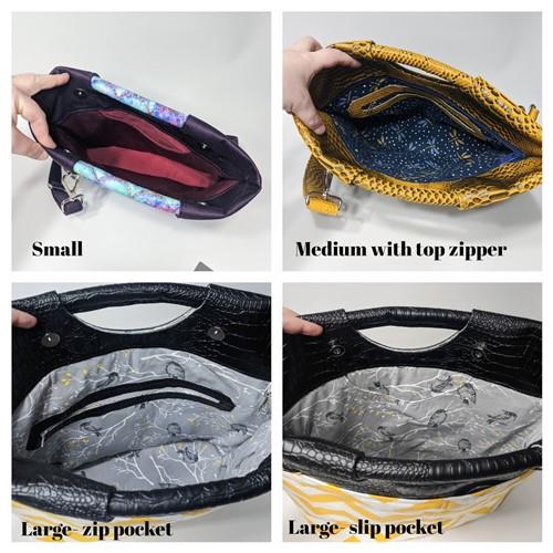 Unique Tote Bag Sewing PDF Pattern