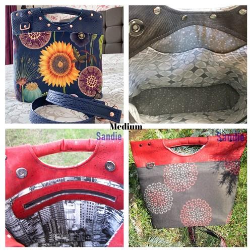 Unique Tote Bag Sewing PDF Pattern